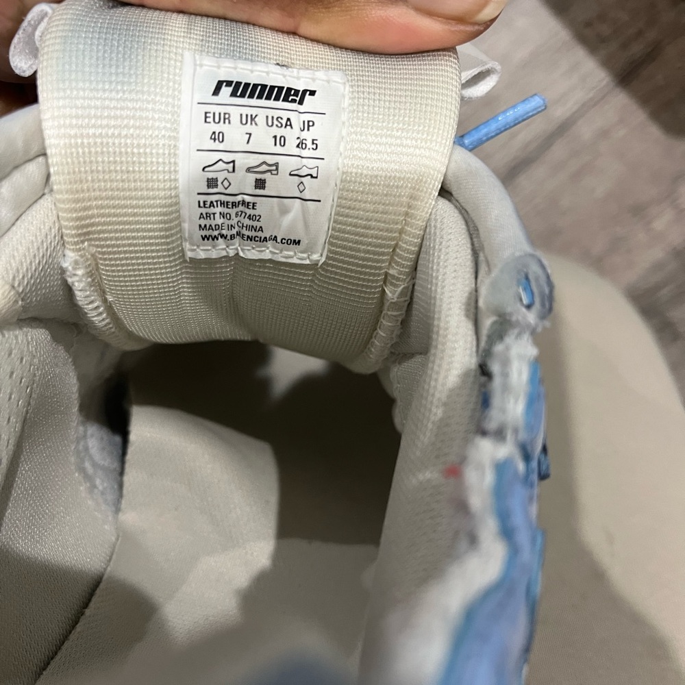 Runner eggshell/ light blue - Picture 6 of 6